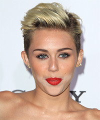 Miley Cyrus Short Straight     Hairstyle- Visual Story