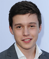 Nick Robinson Short Straight Dark Brunette Hairstyle