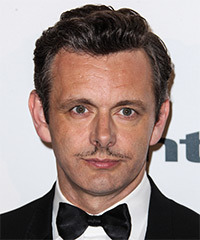 Michael Sheen Short Wavy    Brunette   Hairstyle