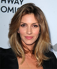 Dawn Olivieri Medium Straight   Dark Blonde   Hairstyle