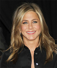 Jennifer Aniston Long Straight Dark Blonde Hairstyle