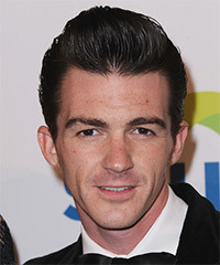 Drake Bell Short Straight Black Hairstyle