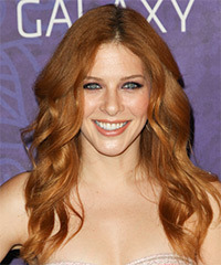 Rachelle Lefevre Long Wavy   Light Ginger Red   Hairstyle