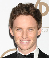 Eddie Redmayne Short Wavy Hairstyle