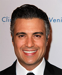 Jaime Camil Short Straight   Dark Grey   Hairstyle