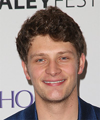 Brett Dier Short Wavy   Light Brunette   Hairstyle