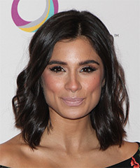 Diane Guerrero Medium Wavy Dark Brunette Hairstyle