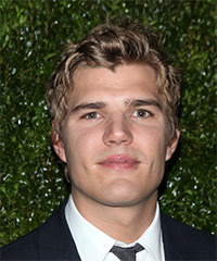 Chris Zylka Short Wavy   Light Brunette   Hairstyle
