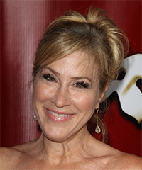 Lisa Ann Walter Long Straight   Dark Blonde  Updo Hairstyle