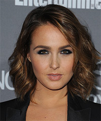 Camilla Luddington Medium Wavy   Dark Brunette   Hairstyle