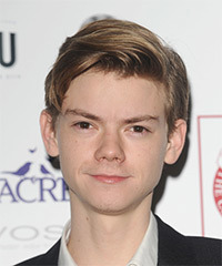 Thomas Brodie Sangster Short Straight Hairstyle