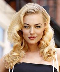 Long Vintage Soft Blonde Curls