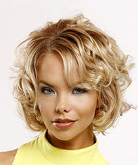 Tousled And Voluminous Short Bouncy Curls