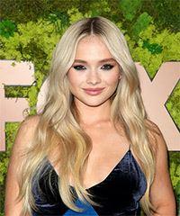 Natalie Alyn Lind Long Wavy   Light Blonde   Hairstyle
