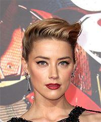Amber Heard Long Wavy    Blonde  Updo Hairstyle