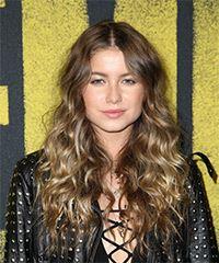 Sofia Reyes Long Curly   Light Brunette   Hairstyle