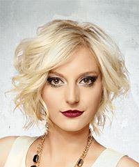 Bob Haircut With Layered Ends And Corkscrew Curls