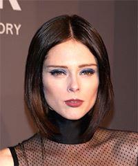 Coco Rocha Short Straight    Brunette Bob  Haircut