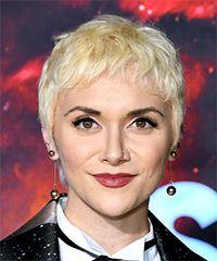 Alyson Stoner     Light Blonde Pixie  Haircut