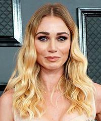 Alyssa Julya Smith Long Wavy Light Brunette and Light Blonde Two-Tone