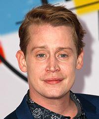 Macaulay Culkin Short Straight Blonde Hairstyle