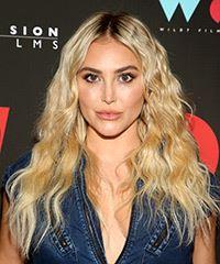 Cassie Scerbo Long Curly    Blonde   Hairstyle  - Visual Story
