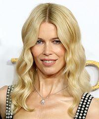 Claudia Schiffer Long Wavy   Light Blonde   Hairstyle  - Visual Story