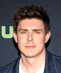 Chris Lowell Short Straight   Black    Hairstyle- Visual Story