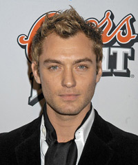 Jude Law Short Wavy     Hairstyle