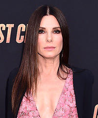 Sandra Bullock Long Straight   Black    Hairstyle- Visual Story