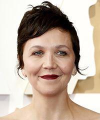 Maggie Gyllenhaal     Black  Pixie  Haircut