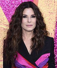 Sandra Bullock Long Curly   Black    Hairstyle- Visual Story