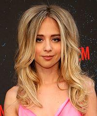 Anna Lore Long Wavy    Brunette   Hairstyle   with Light Blonde Highlights- Visual Story