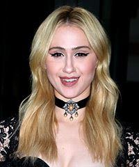 Maria Bakalova Long Straight    Blonde   Hairstyle- Visual Story