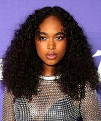 Chandler Kinney Long Curly   Black    Hairstyle- Visual Story