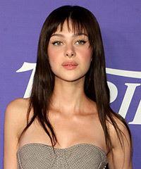 Nicola Peltz Long Straight   Black    Hairstyle- Visual Story