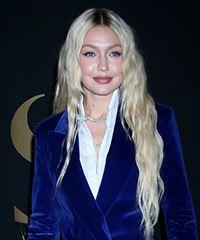Gigi Hadid Very Long Snow White Waves- Visual Story