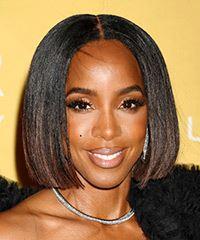 Kelly Rowland Short Sleek Bob Haircut