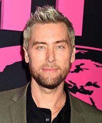 Lance Bass Blonde Haircut With Highlights