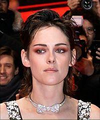 Kristen Stewart Mullet Hairstyle With Choppy Curtain Bangs- Visual Story
