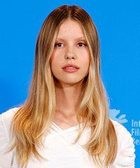 Mia Goth Long Blonde Hairstyle- Visual Story