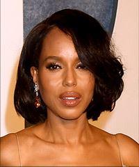 Kerry Washington Chic Medium-Length Bob Haircut