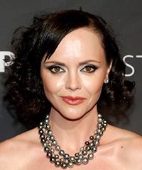 Christina Ricci Medium-Length Bob Haircut With Curls