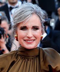 Andie MacDowell Updo From Cannes Film Festival 2023- Visual Story