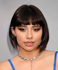 Xochitl Gomez Short Sleek Bob Haircut