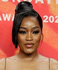 Keke Palmer Updo Hairstyle With Twisted Bun- Visual Story