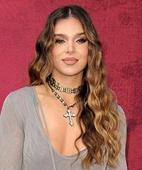 Hailee Steinfeld Long Wavy Hairstyle With Tight Waves- Visual Story