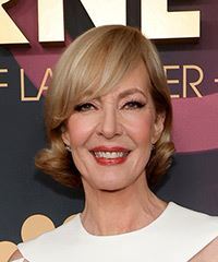 Allison Janney Short Hairstyle With Curled Ends- Visual Story