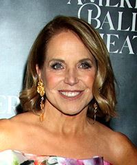 Katie Couric Hairstyle With Bold Curls- Visual Story
