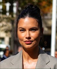 Adriana Lima Updo Hairstyle- Visual Story